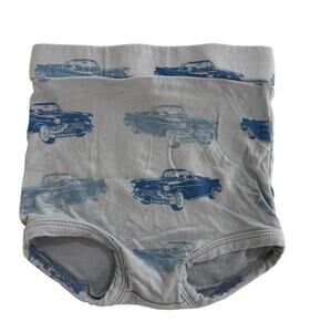 Kate Quinn Blue Vintage Antique Cars Retro Bloomers Size 6-12 Months Bamboo